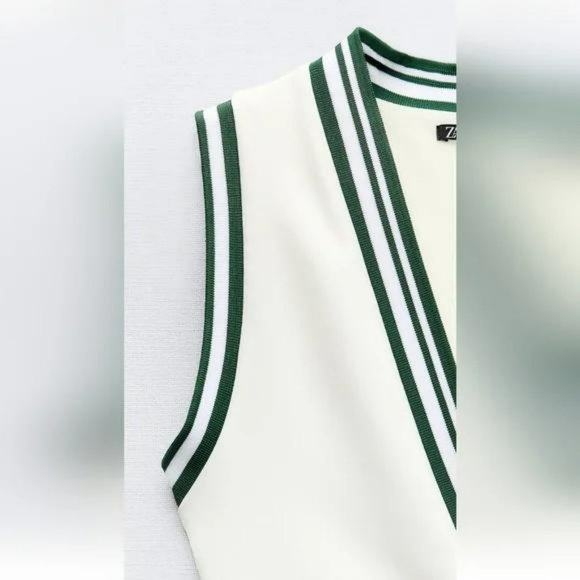 ZARA RIBBED ELASTIC BODYSUIT - Picture 6 of 6